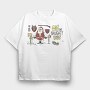 Santas Naughty List, Tricou Oversize Barbati (Unisex)