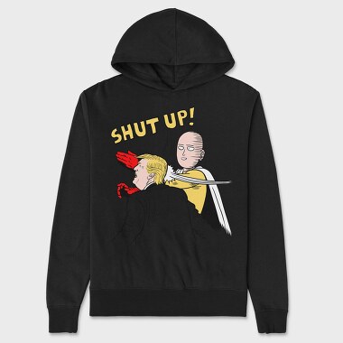 Shut Up Saitama, Hanorac Oversize Barbati (Unisex)