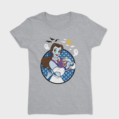 Skeleton Belle Book, Tricou Femei