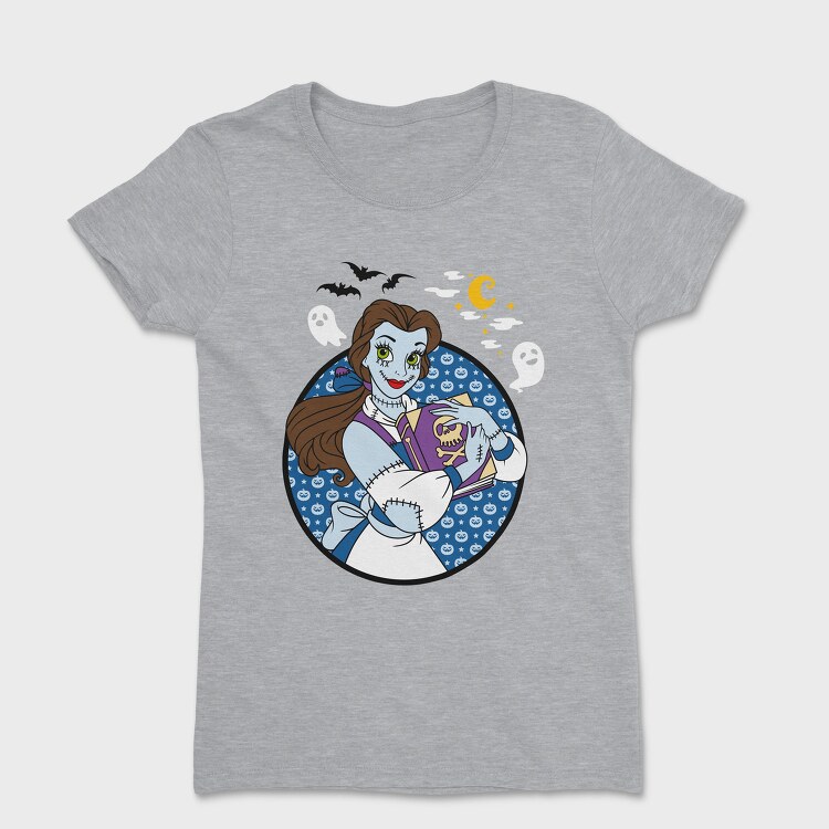 Skeleton Belle Book, Tricou Femei