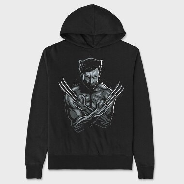 Wolverine Claws Out 1, Hanorac Oversize Barbati (Unisex)
