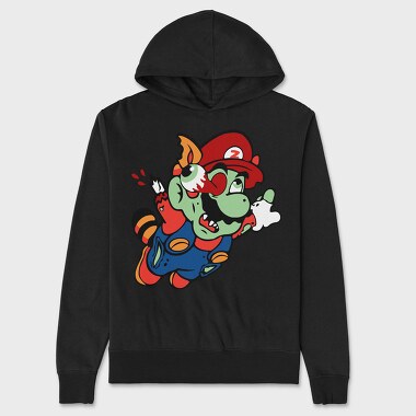 Zombie Mario, Hanorac Oversize Barbati (Unisex)