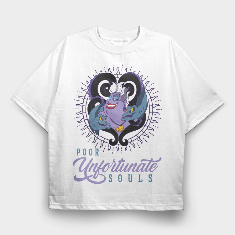 Poor Unfortunate Souls, Tricou Oversize Barbati (Unisex)