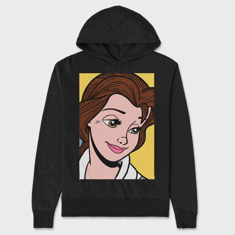 Pop Art Beauty 1, Hanorac Oversize Barbati (Unisex)