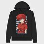 Ranma Half Red, Hanorac Oversize Barbati (Unisex)