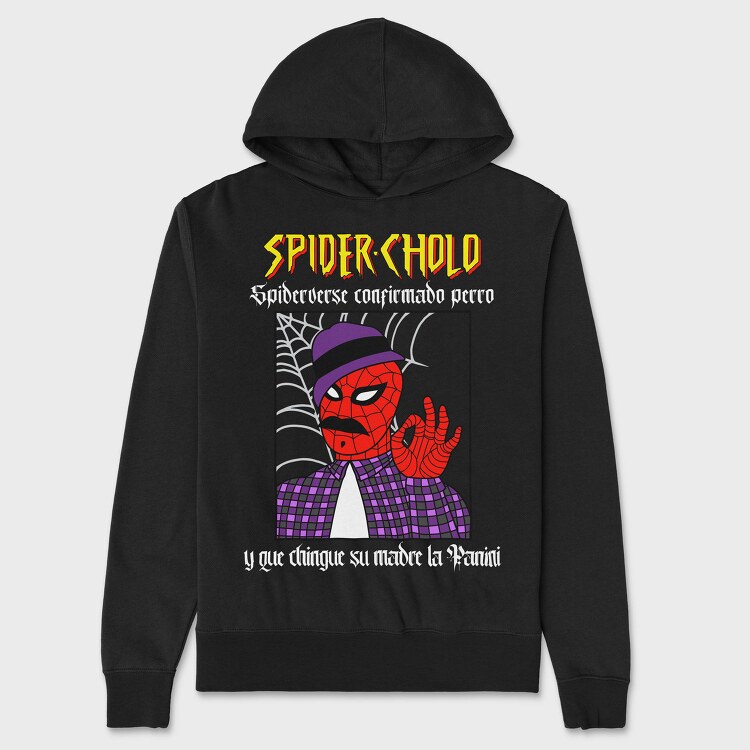 Spider Cholo Comic, Hanorac Oversize Barbati (Unisex)