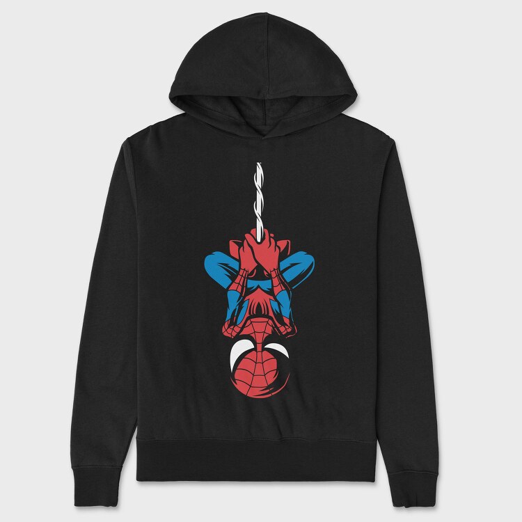 Spiderman Heart Beat, Hanorac Oversize Barbati (Unisex)