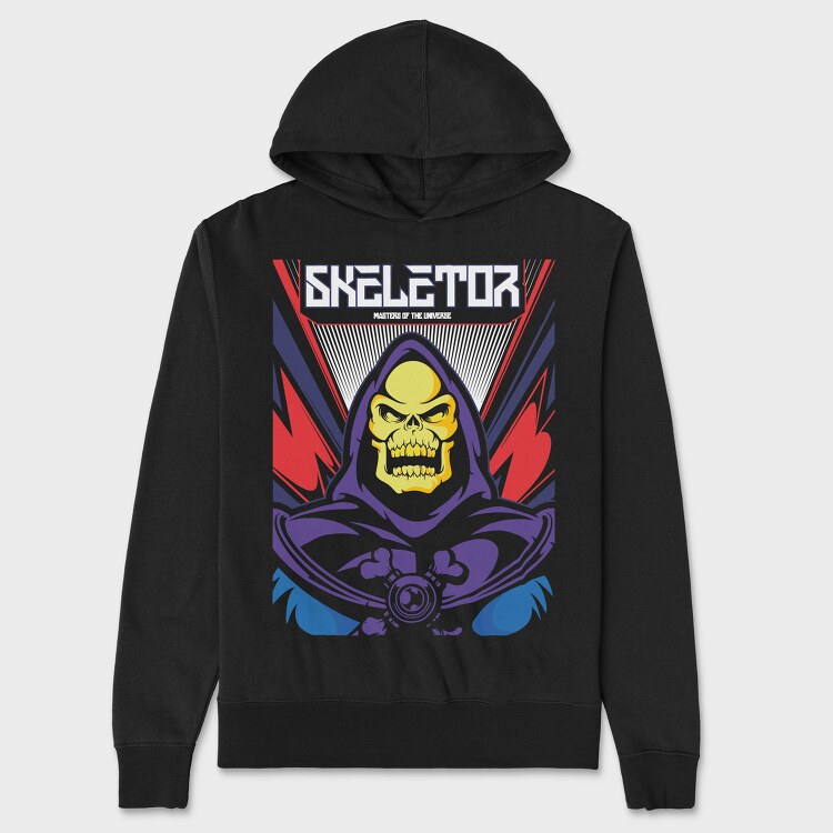 Skeletor Skull, Hanorac Oversize Barbati (Unisex)