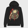 Skull Blood Splash, Hanorac Oversize Barbati (Unisex)