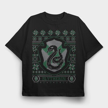Slytherin Sweater, Tricou Oversize Barbati (Unisex)
