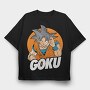Son Goku Power 1, Tricou Oversize Barbati (Unisex)
