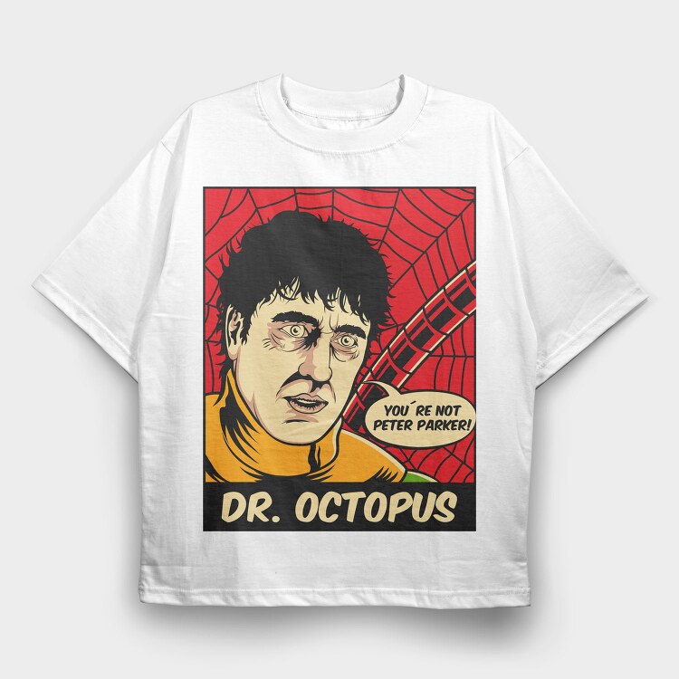 Spiderman Octopus Parody, Tricou Oversize Barbati (Unisex)