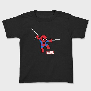 Spiderman Pixel Marvel, Tricou Copii
