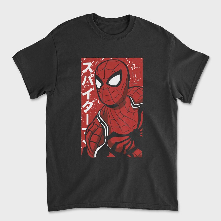 Spiderman Red Mask, Tricou Barbati (Unisex)