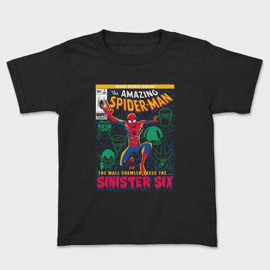 Spiderman Sinister Six, Tricou Copii