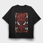 Spiderman Web Strike 1, Tricou Oversize Barbati (Unisex)
