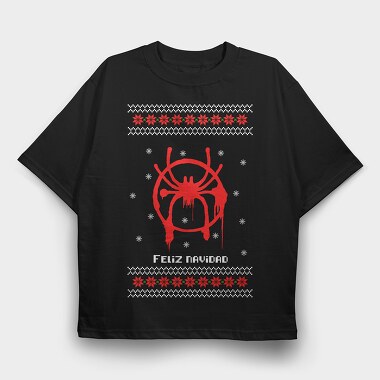 Spiderweb Xmas, Tricou Oversize Barbati (Unisex)