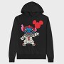 Stitch Clown Balloon, Hanorac Oversize Barbati (Unisex)