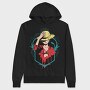 Straw Hat Hero, Hanorac Oversize Barbati (Unisex)