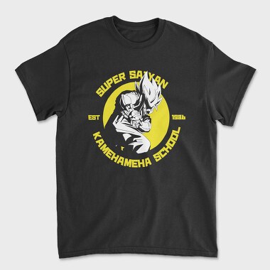 Super Saiyan School, Tricou Barbati (Unisex)