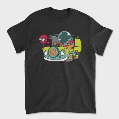 Spiderman Surf Van, Tricou Barbati (Unisex)