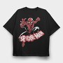 Spiderman Web Crawl, Tricou Oversize Barbati (Unisex)