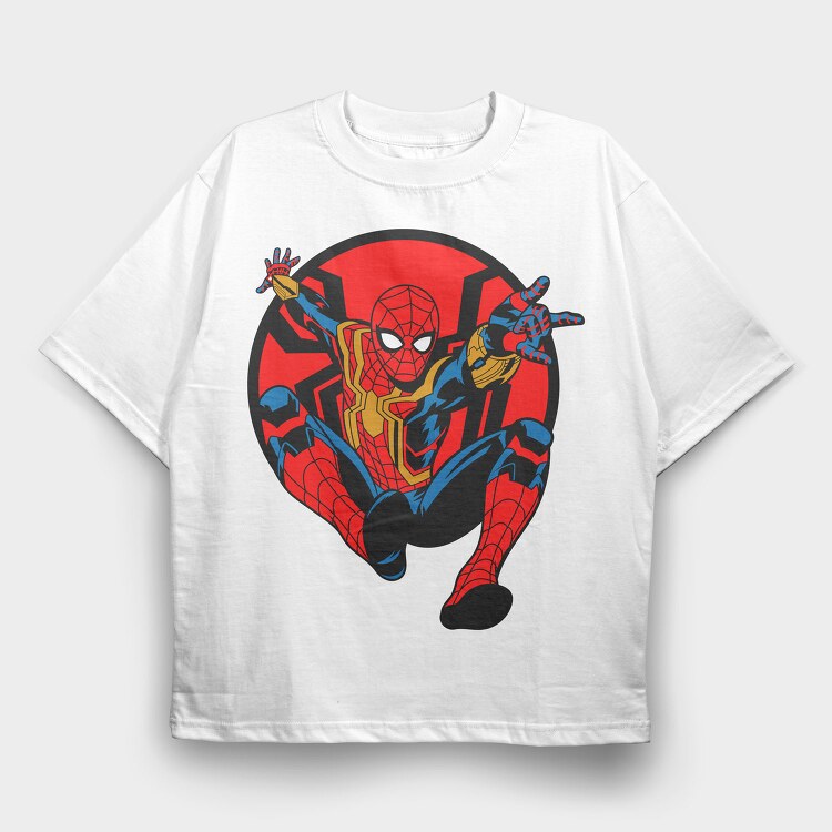 Spiderman Web Spin 4, Tricou Oversize Barbati (Unisex)