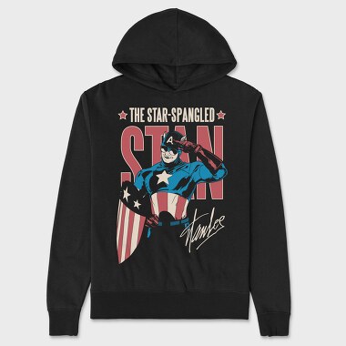 Star Spangled Salute, Hanorac Oversize Barbati (Unisex)