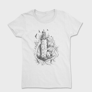 Lighthouse Wave, Tricou Femei