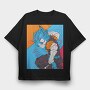 Super Saiyan Blue, Tricou Oversize Barbati (Unisex)