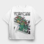 Teenage Mutant Ninja Turtles, Tricou Oversize Barbati (Unisex)