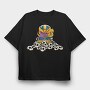 Thanos Skull Explosion, Tricou Oversize Barbati (Unisex)