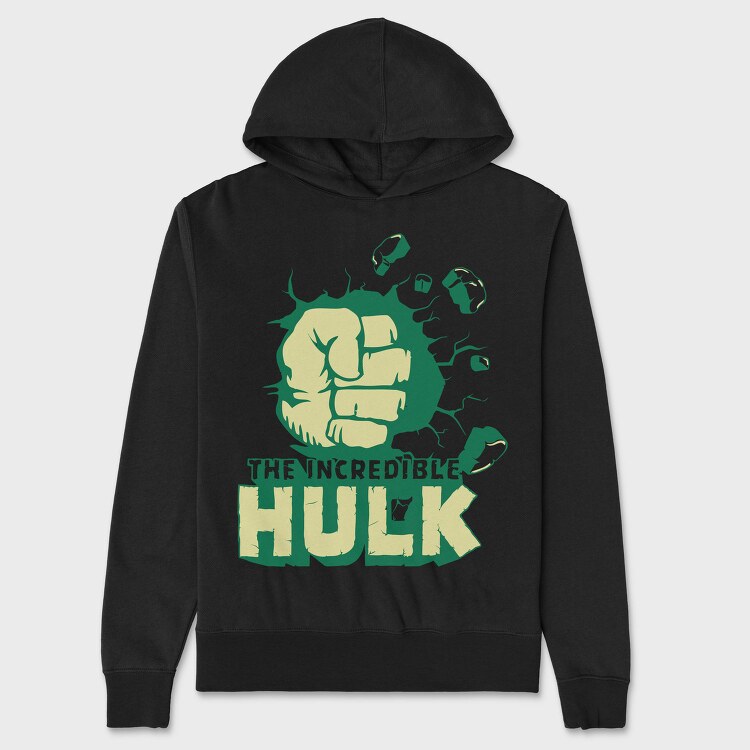 The Incredible Hulk Fist, Hanorac Oversize Barbati (Unisex)