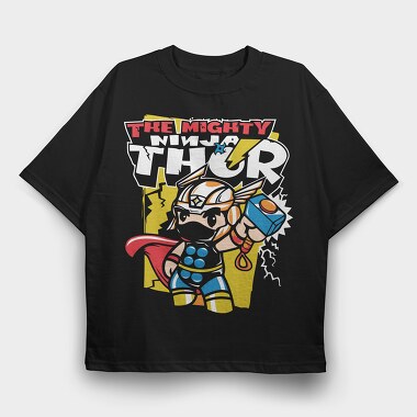 The Mighty Thunder Fox, Tricou Oversize Barbati (Unisex)