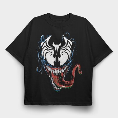 Venomous Grin 4, Tricou Oversize Barbati (Unisex)