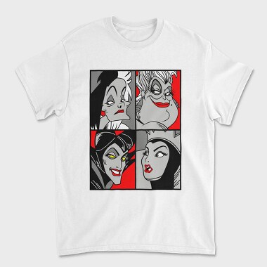 Villains Visage, Tricou Barbati (Unisex)