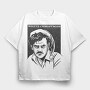 Whitechristmasman, Tricou Oversize Barbati (Unisex)