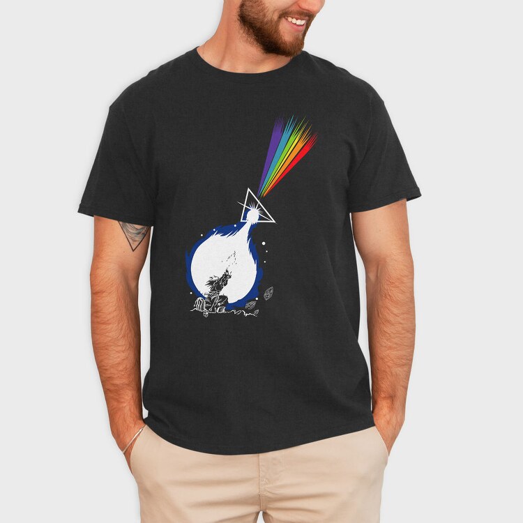 Rainbow Burst, Tricou Barbati (Unisex)
