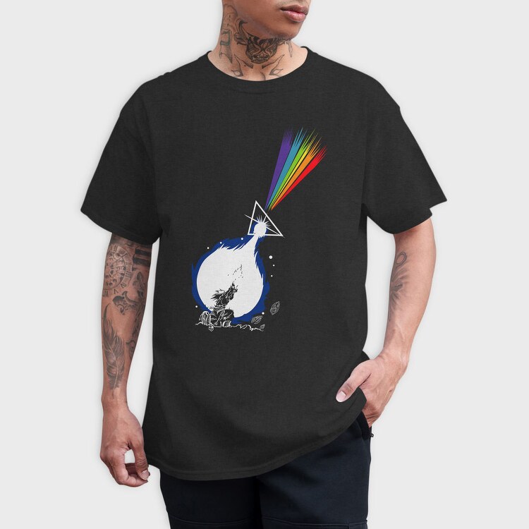Rainbow Burst, Tricou Barbati (Unisex)