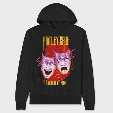 Motley Crue, Hanorac Oversize Barbati (Unisex)