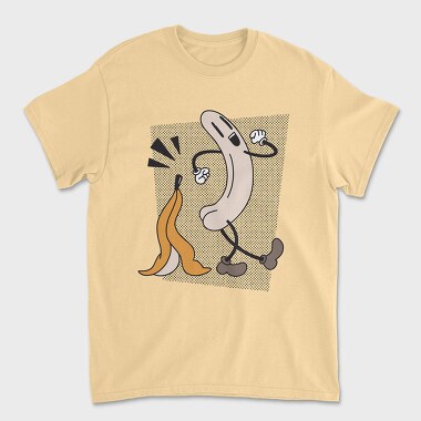 Tricou Barbati (Unisex), Naked Banana Retro