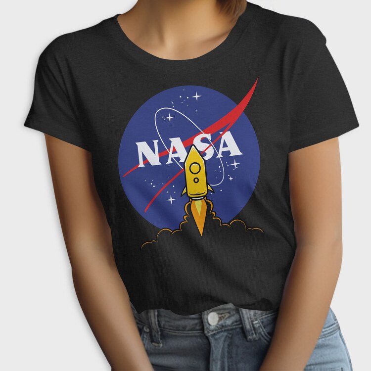 Nasa Rocket Blastoff, Tricou Femei
