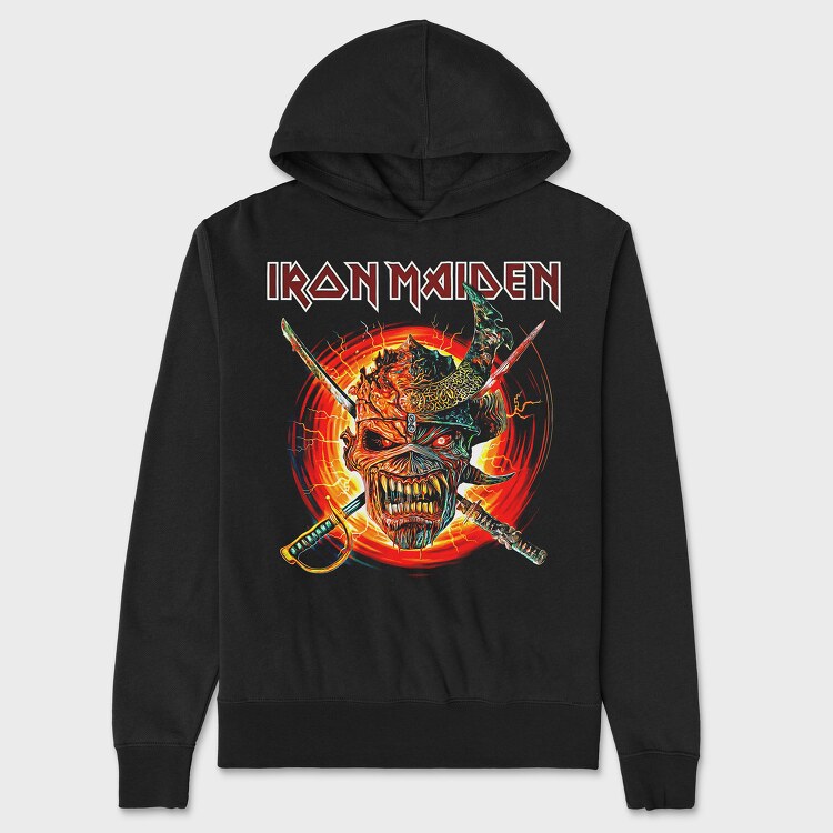 Iron Maiden 7, Hanorac Oversize Barbati (Unisex)