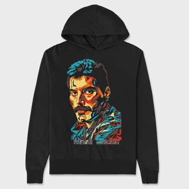 Freddie Mercury, Hanorac Oversize Barbati (Unisex)