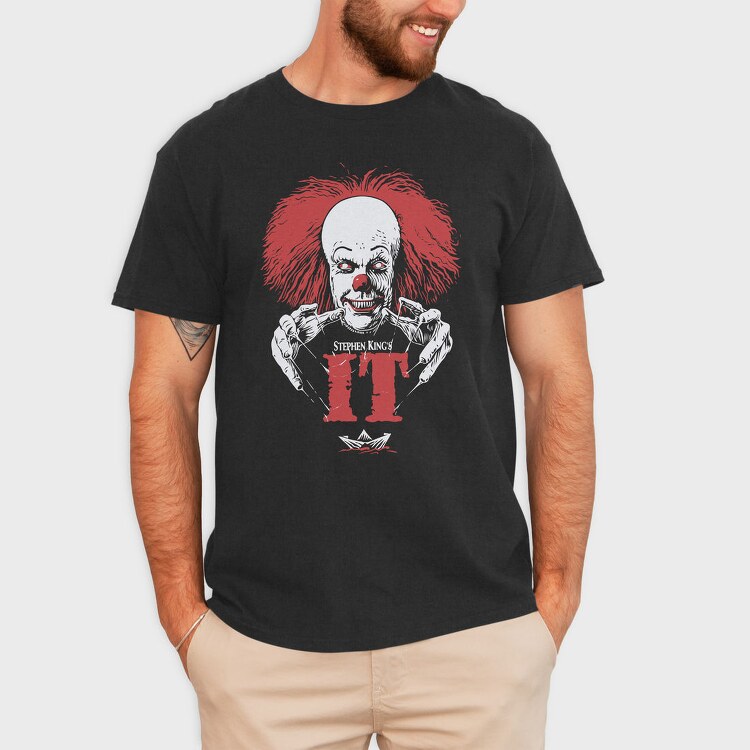 Clown It Horror, Tricou Barbati (Unisex)