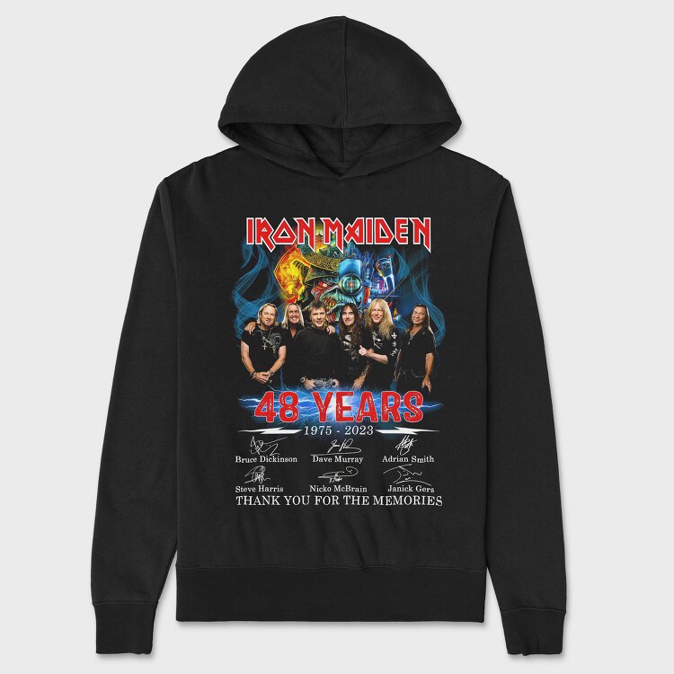 Iron Maiden 8, Hanorac Oversize Barbati (Unisex)