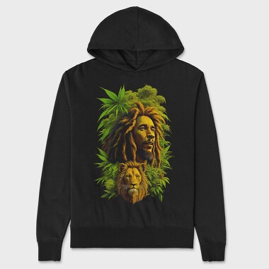 Bob Marley 3, Hanorac Oversize Barbati (Unisex)