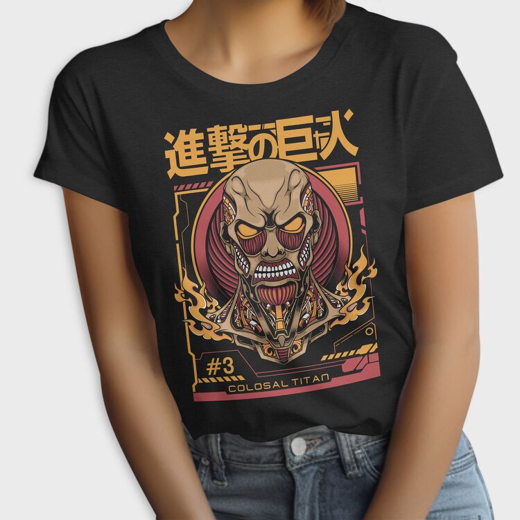 Colossal Titan Face 1, Tricou Femei