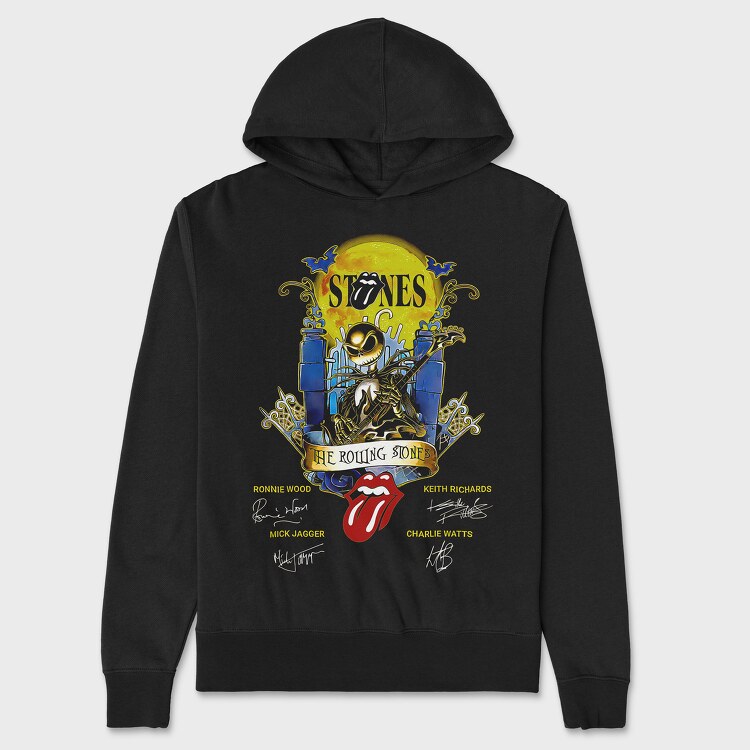 The Rolling Stones, Hanorac Oversize Barbati (Unisex)