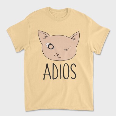 Adios, Tricou Barbati (Unisex)